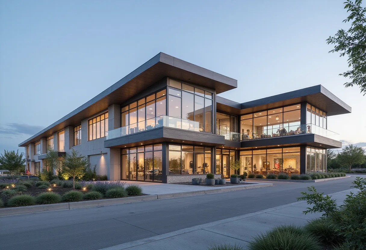Rivian shares new renderings of SOM-designed EV plant - The Architect’s Newspaper